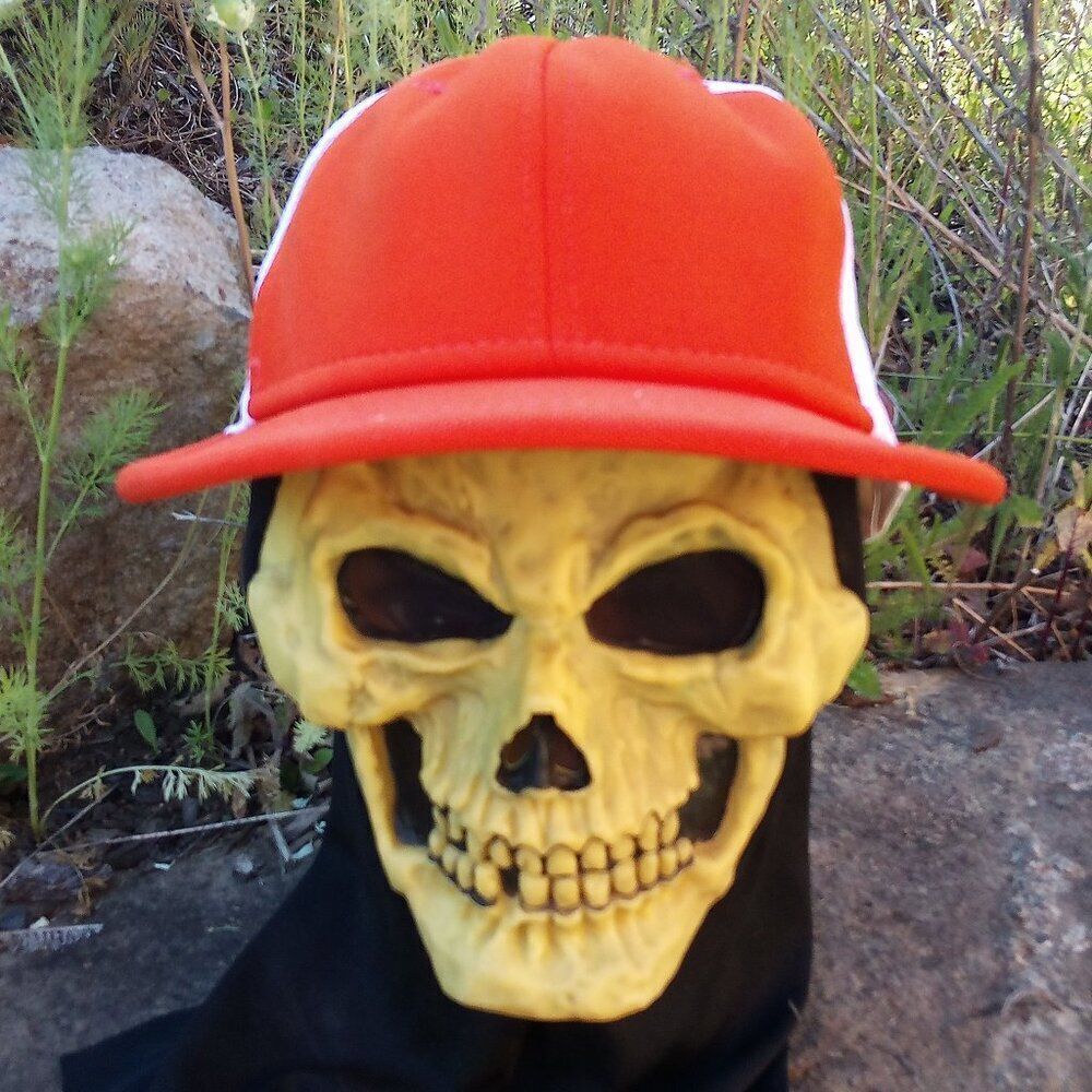 Deadstock Vintage AJD Blank Two Tone Snap Trucker Hat